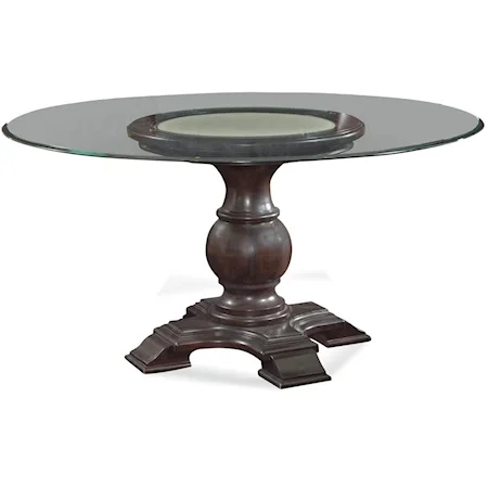 Round Table w/ Glass Top